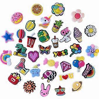 33 stuks schoen Charms, schoen Charms voor schoen decoratie, Crocs schoen charme, verjaardagsfeestje cadeau