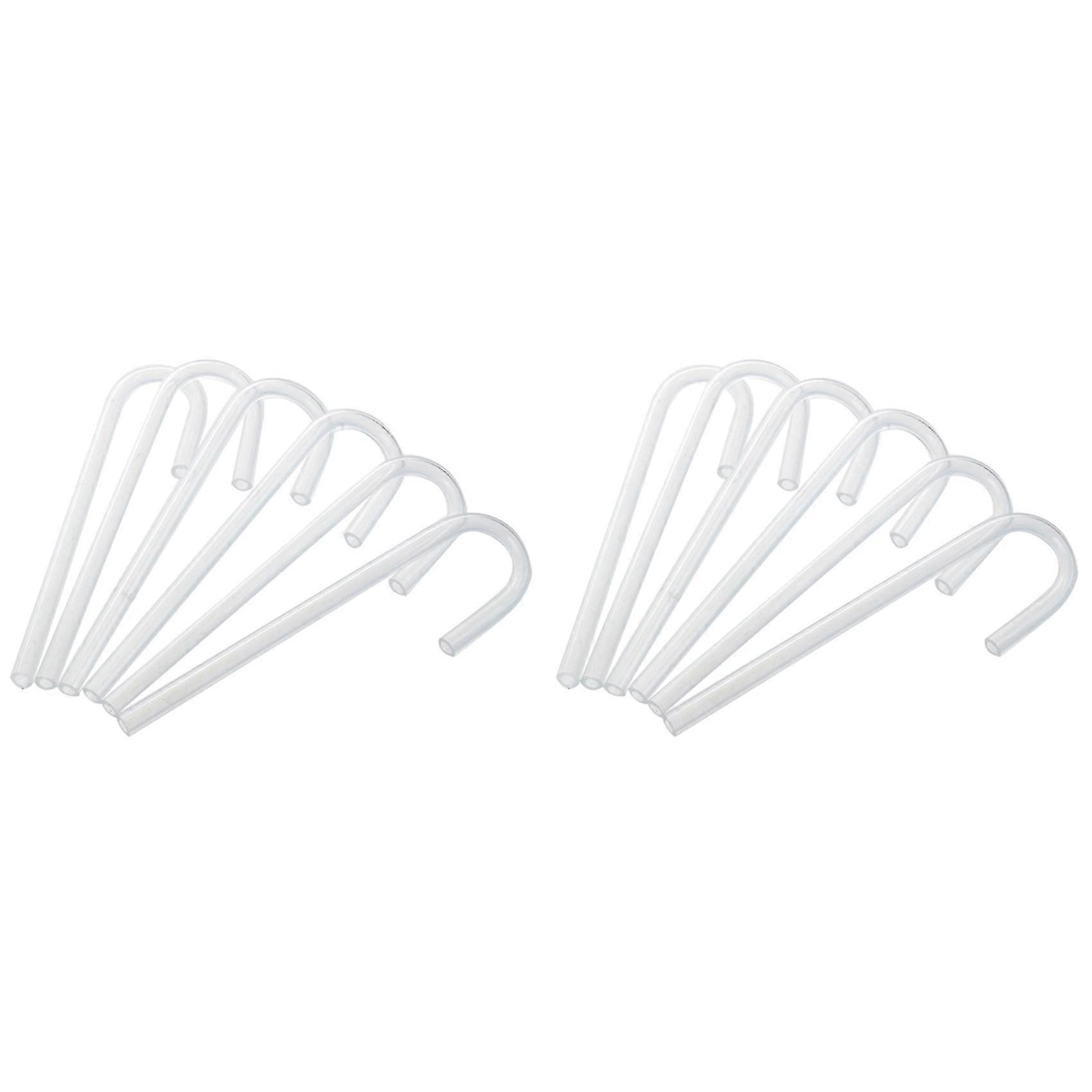 12Pcs Acrylic Pipe U Shape Tube Bend compatible with Aquarium Co2 System/Diffuser