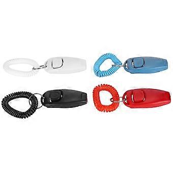 Pet Training Clicker and Recall Whistle Set 4pcs for Dog Behavior Training Supplies