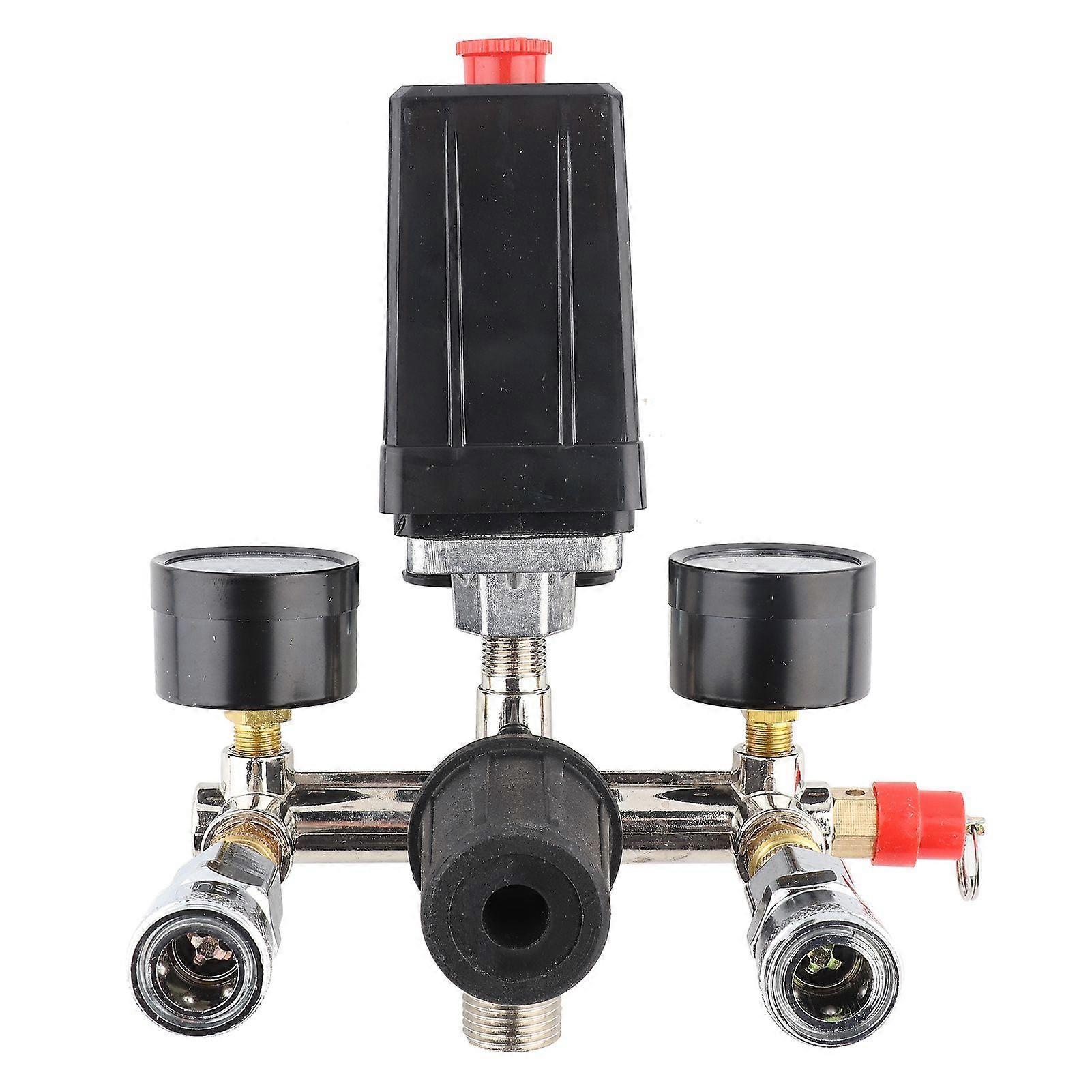 Air Compressor Bracket Assembly Pressure Control Switch Valve Manifold Regulator for Bama
