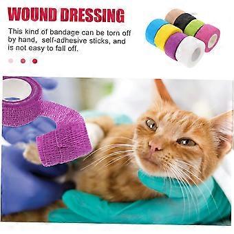 Elastic Bandage Vet Wrap for Hiking Aid Athletes Hunting Portable Cat Comfortable Puppy Bandage