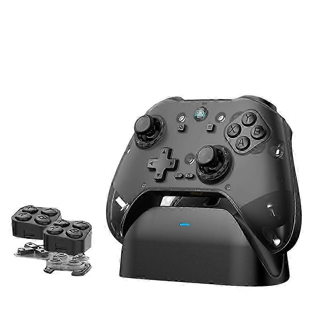 Bluetooth Gamepad compatible withSwitch Controller Joystick compatible withConsole 6-Axis Handle Hall PC Android IOS Black