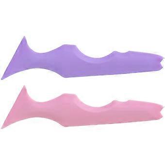 Silicone Eyeliner Stencil for Makeup 2Pcs Eyeliner Lipstick Mascara Applicator