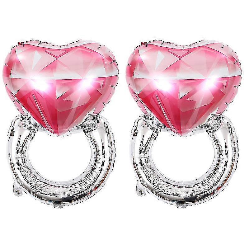 2pcs Diamond Ring Balloon