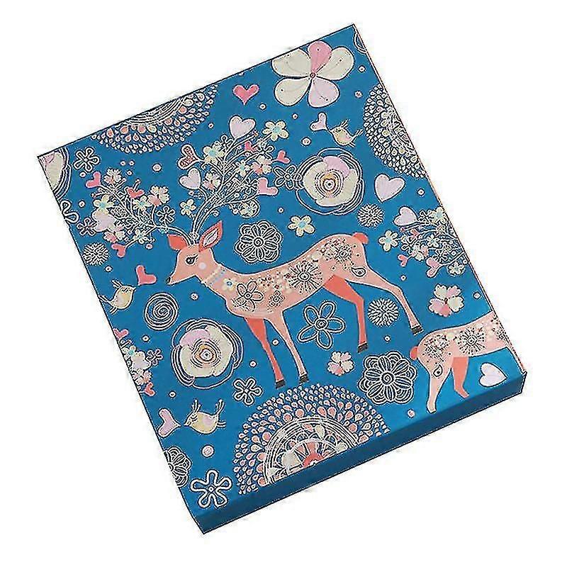 PP Paper Photo Album, 200 Photo Capacity, Double-Sided Transparent Pages, Commemorative Kids Growth Memory, 9.25x7.67x1.96 Inches