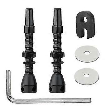 Tubeless Valve Bike Presta Valve Kit CNC Road Gravel Tubeless Tire Nipples Removable Core Bike Tire