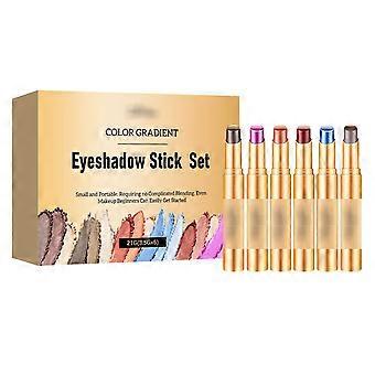 Wasserfester, langanhaltender Creme-Lidschattenstift, geschmeidig verblendbar, hochpigmentiert, für tägliches, Party- und Reise-Make-up, schnelles Auffrischen
