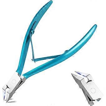Professional Precision Nail Clippers - Straight Blade for Ingrown Toes and Fungal Injuries - Pointed-Tip Clippers for Podiatry