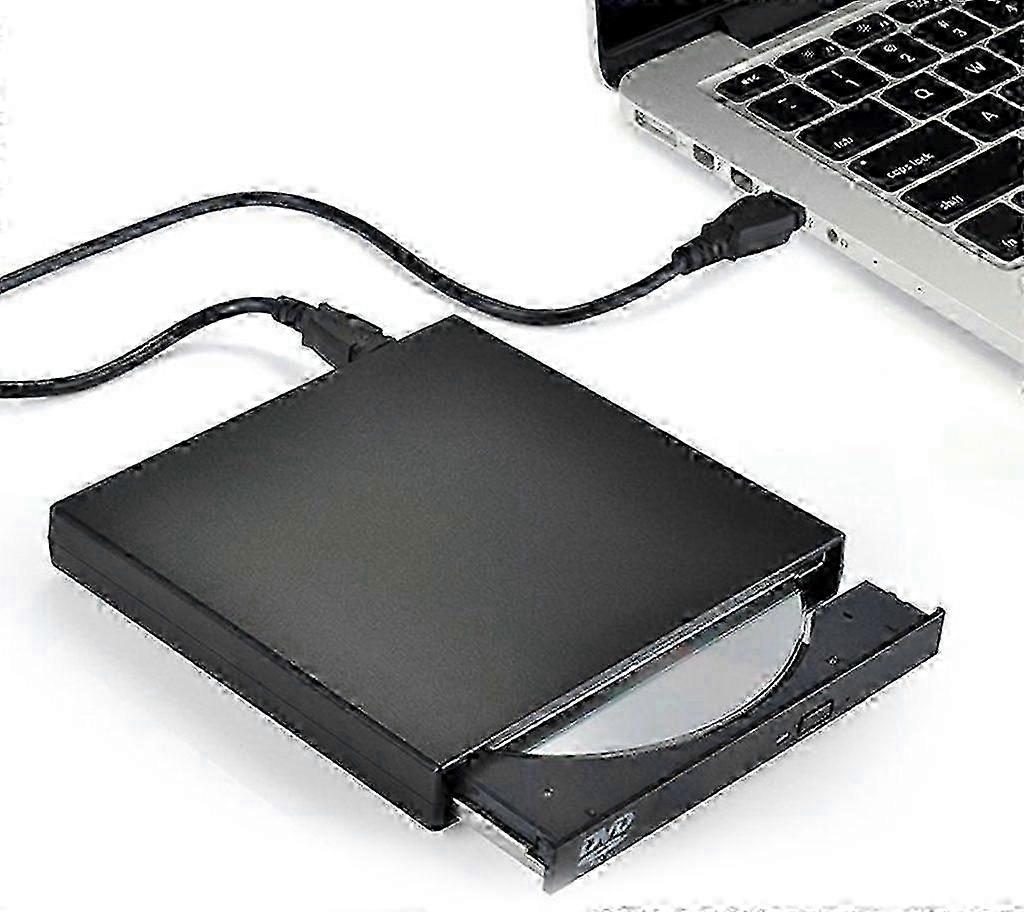 USB2.0 Portable External CD/DVD Drive with Card Reader Function for Laptop Desktop Windows