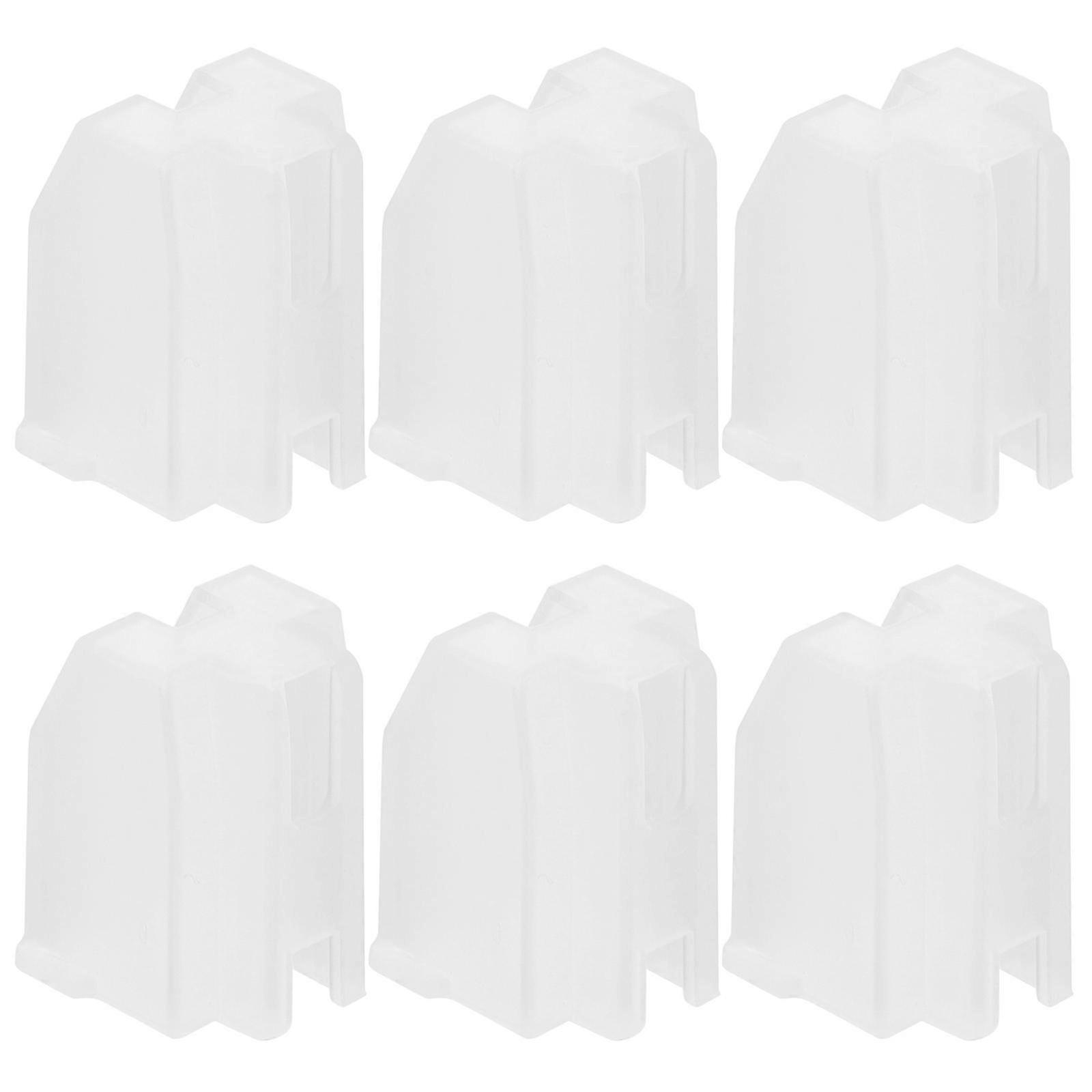 6pcs Record Player Stylus Protector Record Needle Cover Turntable Stylus Guards