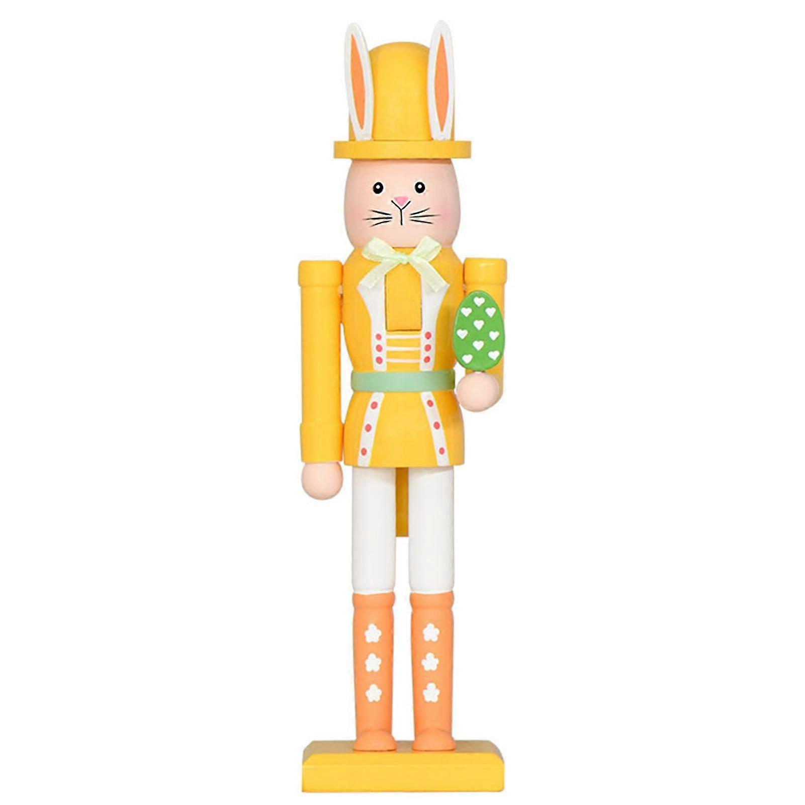 Wooden Easter Bunny Nutcracker