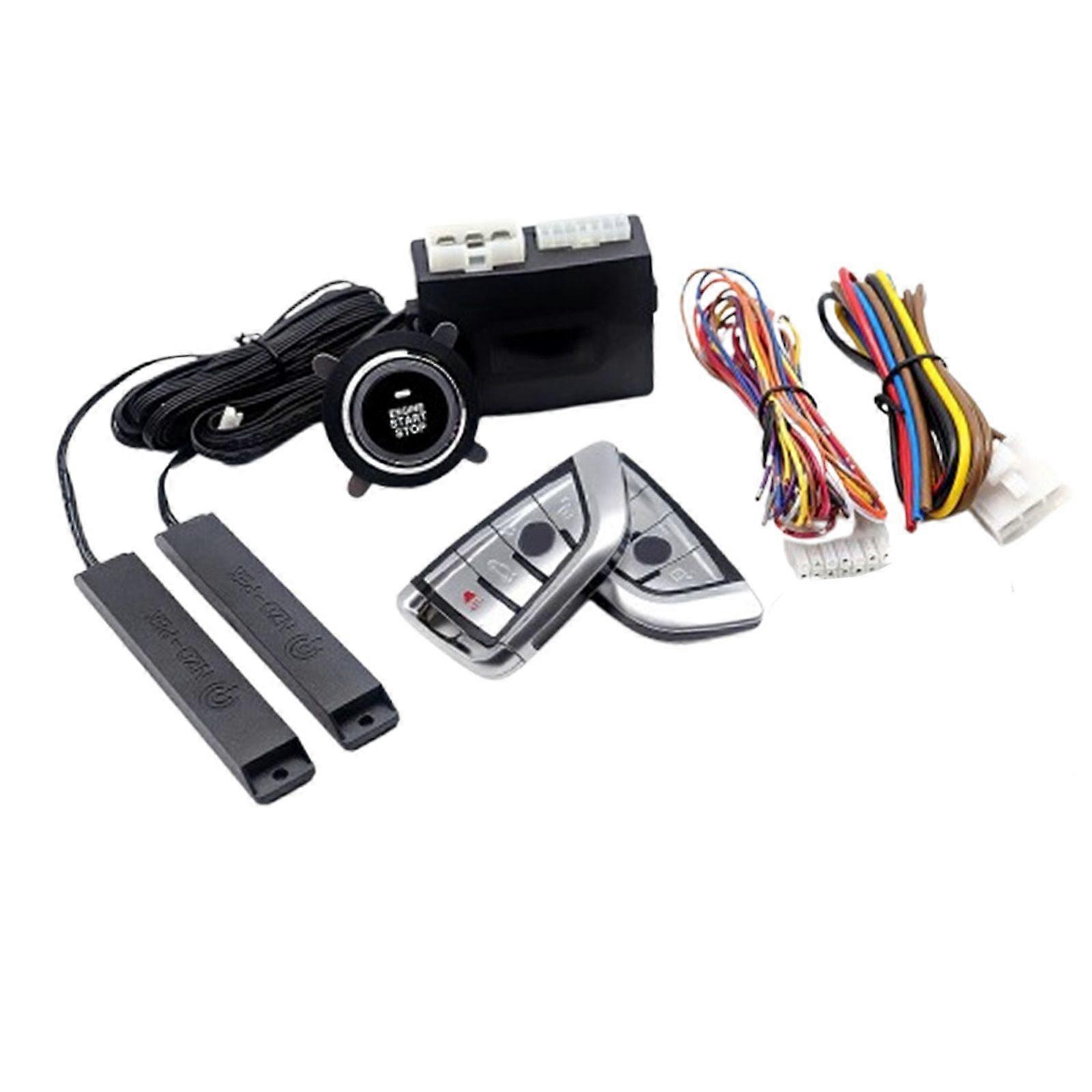 Car Ignition Switch Engine Start Push Button Keyless Entry Remote Starter KitwB