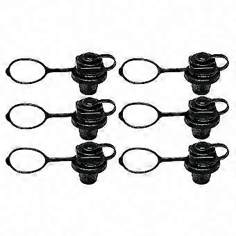 Boston Screw Air Valve Plug Replacement for Inflatable Kayak Accessories - Black, Quick Inflation/Deflation, Anti-Leakage