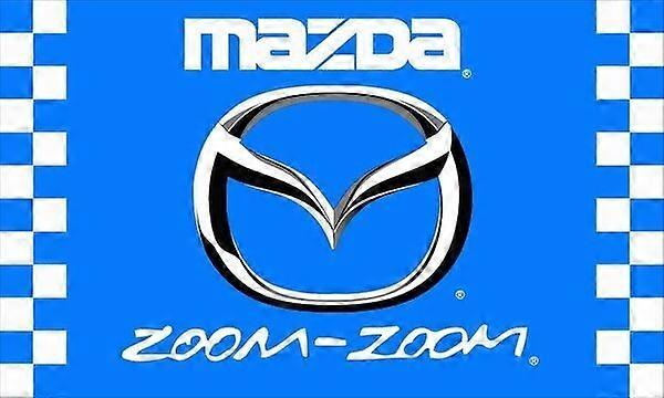 Drapeau de course à damier Mazda ZY1429