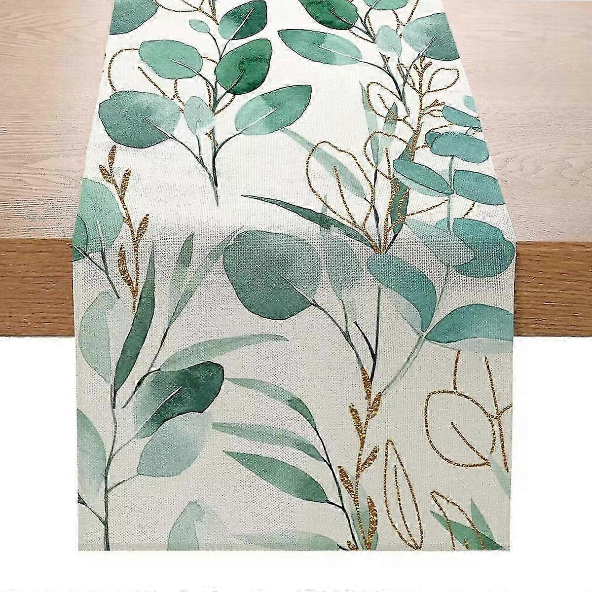 Polyester Floral Table Runner 13x72