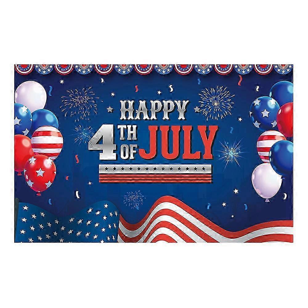 Foldable Polyester Patriotic Backdrop 180x110
