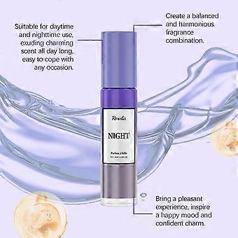 2pcs Charming Roller Perfume, Women's Long-lasting Fragrance with Portable Design