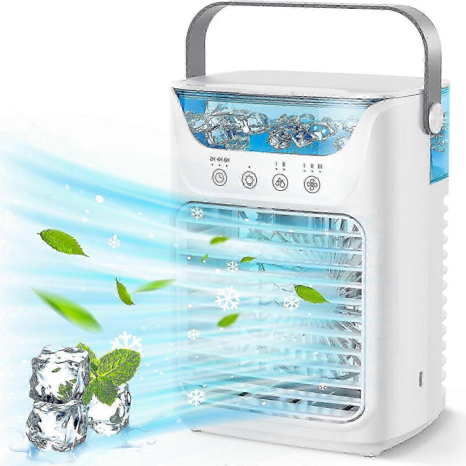 Portable Evaporative Cooler with Light