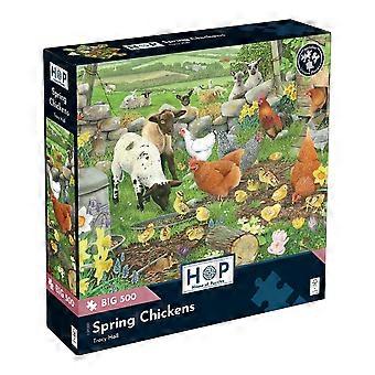 Spring Chickens Puzzel 500 Xl Stukjes