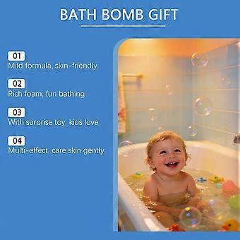 26-27 12*50G Bath Bomb Gift Set, Colorful Bubble Bath Bombs Aromatherapy Spa Set Easter Gift for Kids Boys Girls