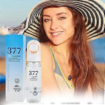 377 Spray solare illuminante SPF50, protezione UV leggera e resistente al sudore, spray solare idratante anti-età per attività all'aperto - 2 pezzi