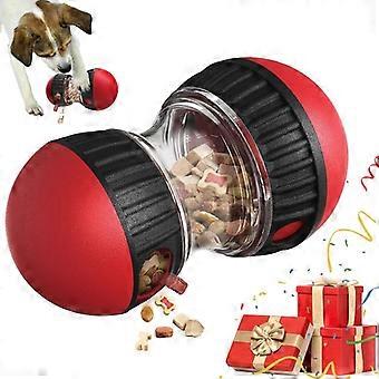 Dog slow-feeding toy, promotes digestion, and keeps dogs entertained. (Red)
