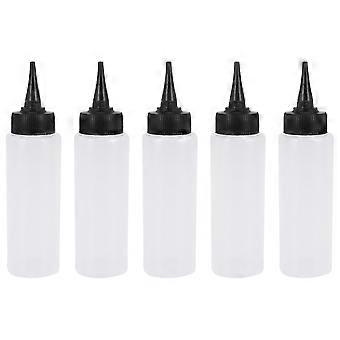 5X 150Ml Salon Hair Color Measuring Applicator Bottle Scale Hairdressing Tool-SNNGV