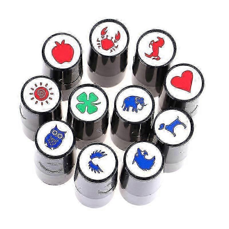 Golf Ball Stamper Stamp Marker Various Patterns Quick Drying Long Lasting 1pcs Jsat