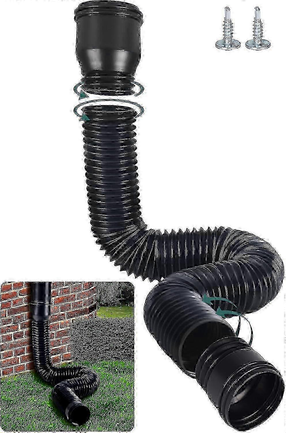Flexible Downpipe Extension 47-150cm PE