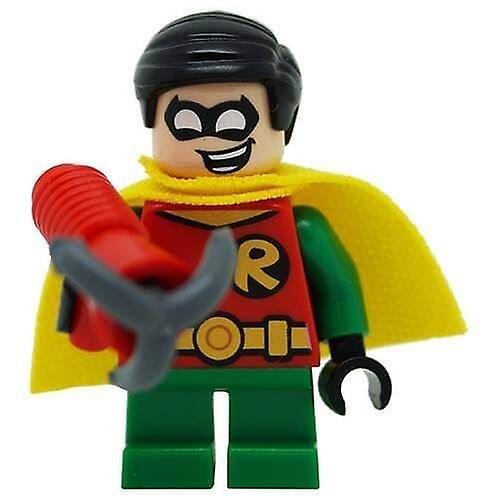 LEGO DC Classic Robin *SHORT LEGS* Minifigure from 76062 Mighty Micros Set