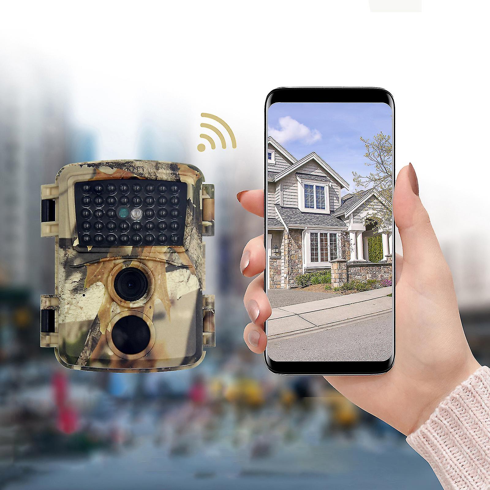 ナイトビジョン付きゲームカメラハンティングTra-ilカム、12mp写真1080p hd mp4ビデオ、wildlif-e追跡ホームセキュリティフォトビデオモデル