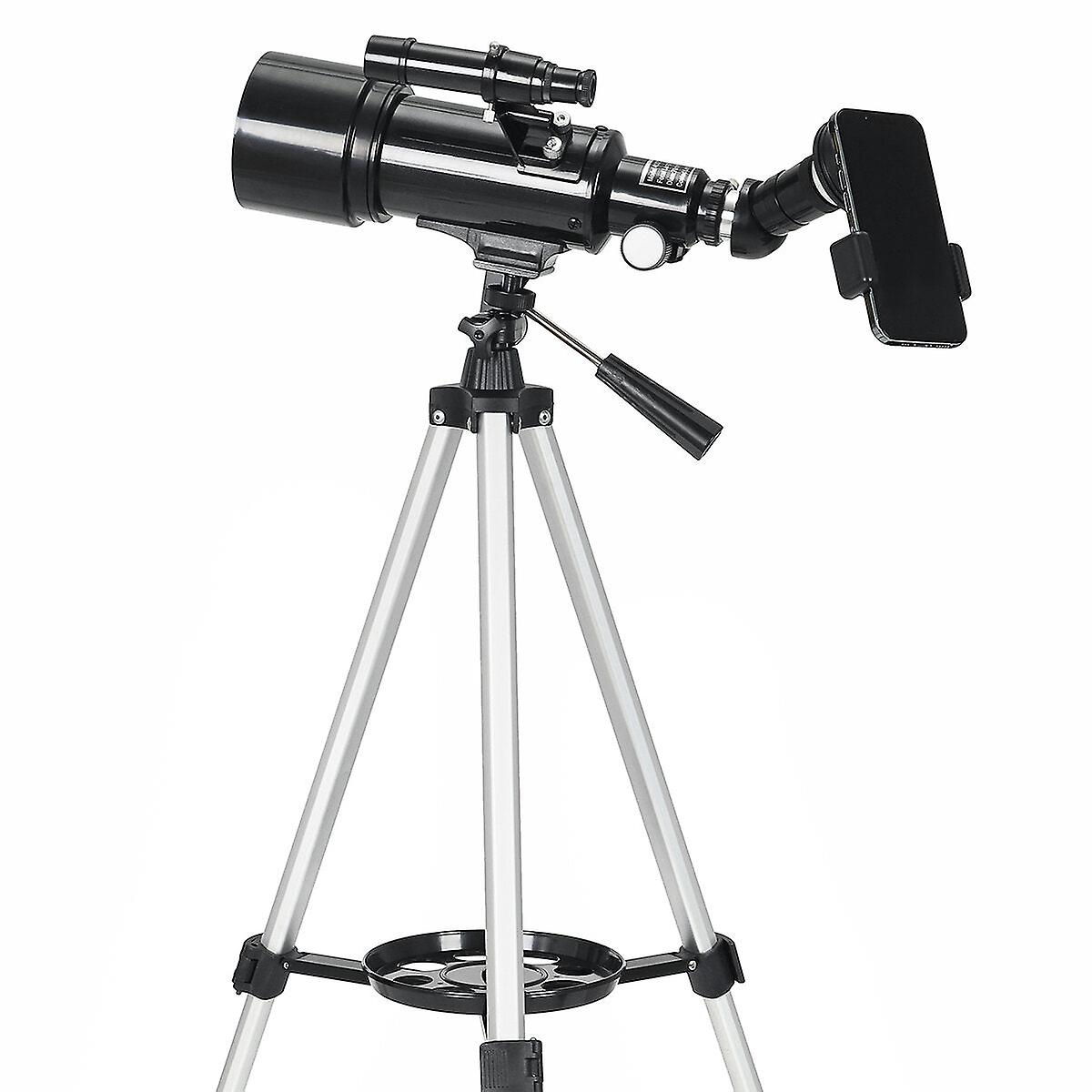 Large 80mm Objective Astronomical Telescope Portable Refractor Telescope Fully Coated Glass Optics Ideal Telescope For Beginners
