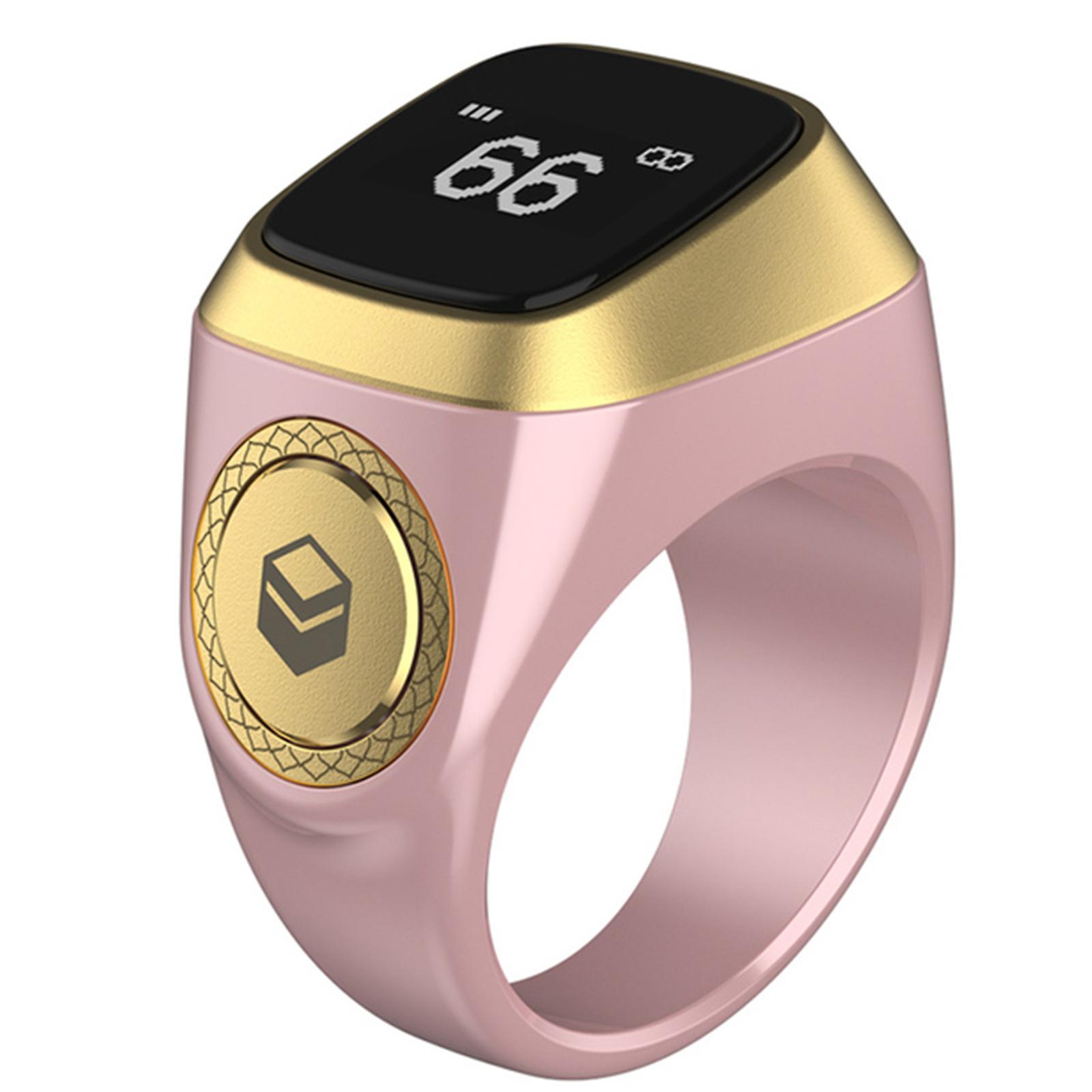 For Smart Counter Ring With Tasbih Beads 40mah Battery Supports Android 5./ios 10.0