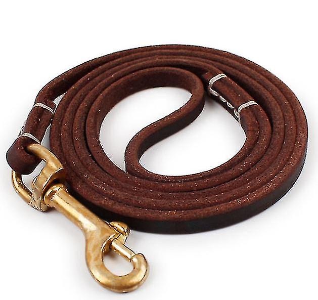 2pcs Leather Dog Collars Pet Leashes Dog Walking Collars Adjustable Drawstrings