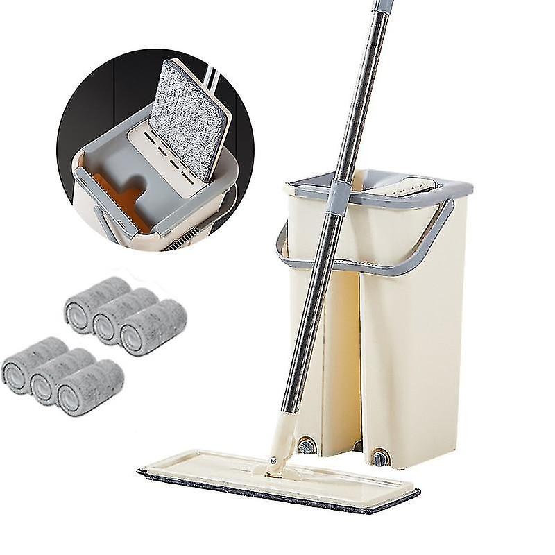 Lazy Hand-washing Flat Mop Scrape Mop Net Celebrity Mop
