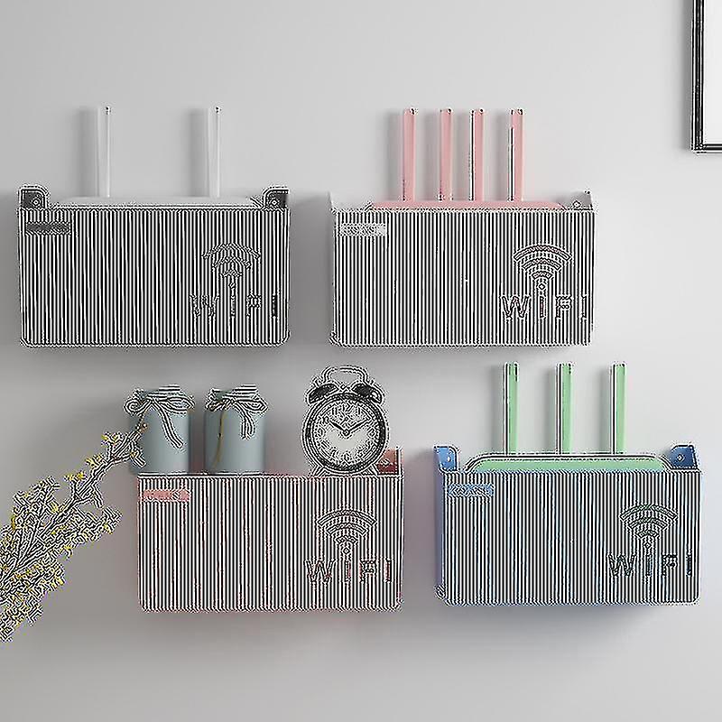 Trådlös Wifi Router Hylla Förvaringslåda, Vägghängande Abs Plastic ...