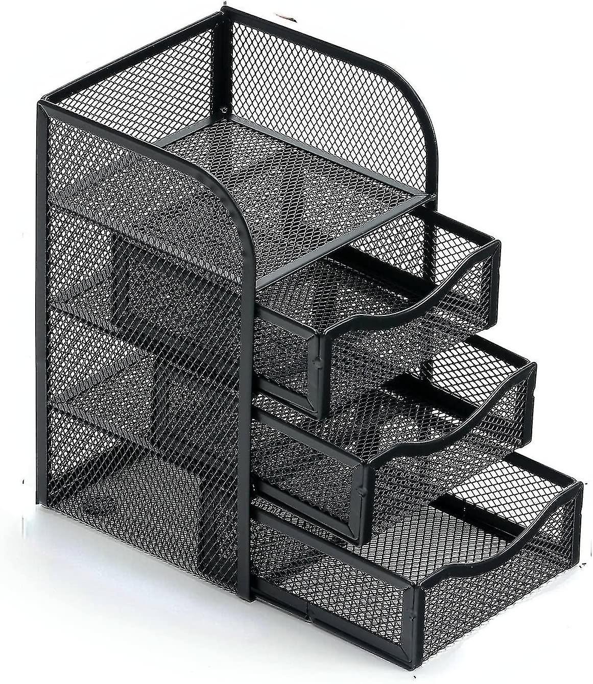 Desktop Storage Box Office Storage Box Wrought Iron Pen Holder