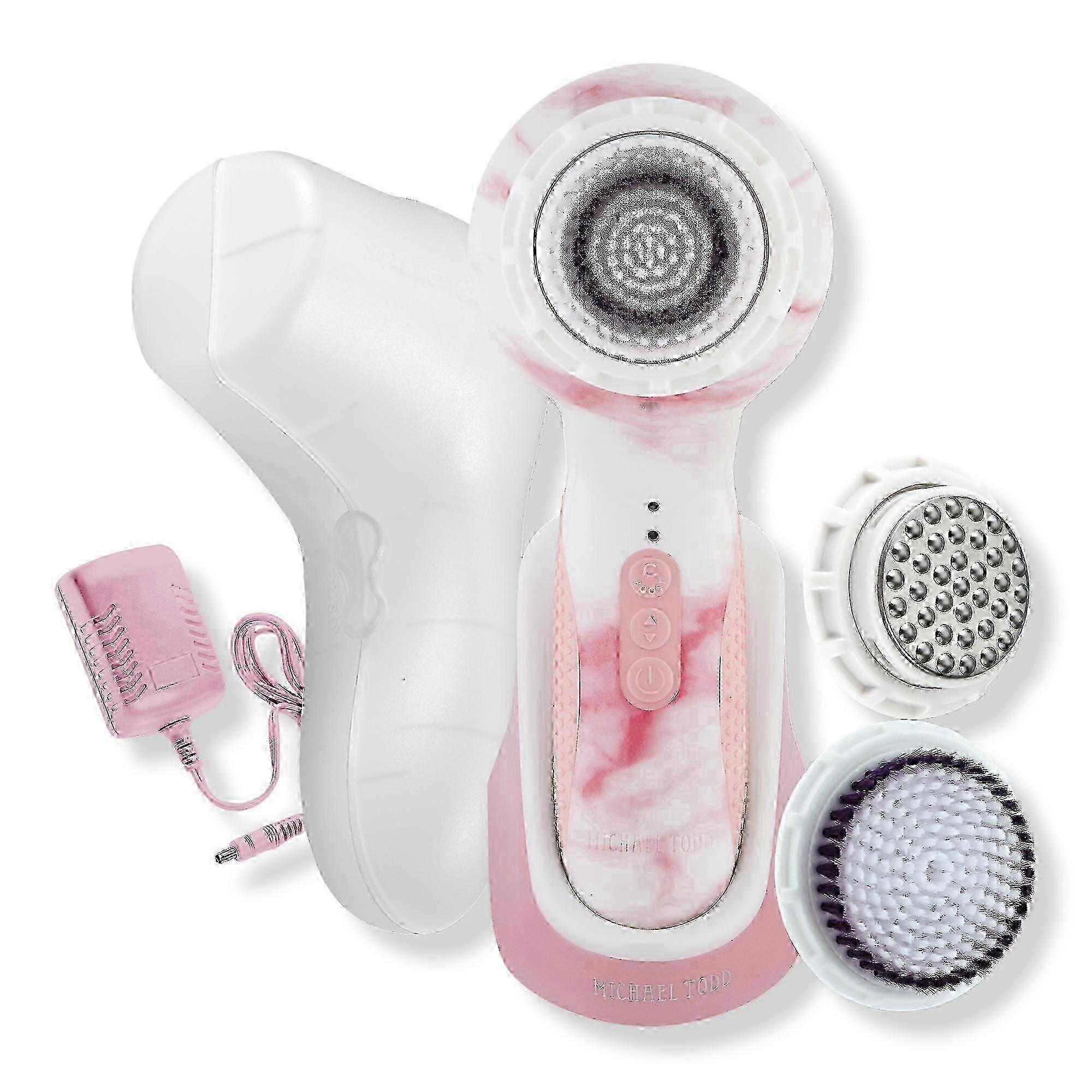 Michael Todd Beauty Soniclear Elite Face & Body Antimicrobial Skin Cleansing System, Rose Gold Marble, 1 Ea