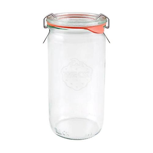 Cylindrical glass jar for preserves 340ml 1 unit