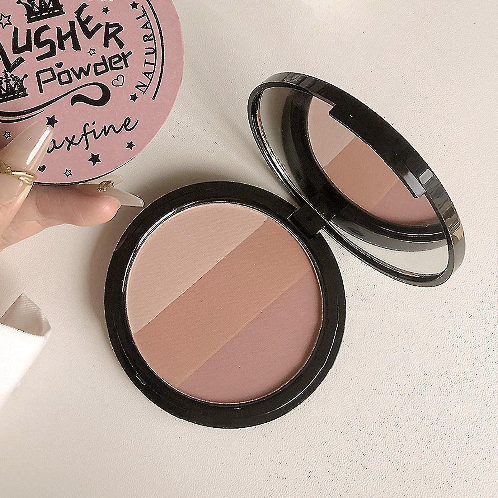 Color Three-dimensional Face Repair Plate Cheek Red Delicate Matte Nose Shadow Beginner Platedressing Powder Blusher