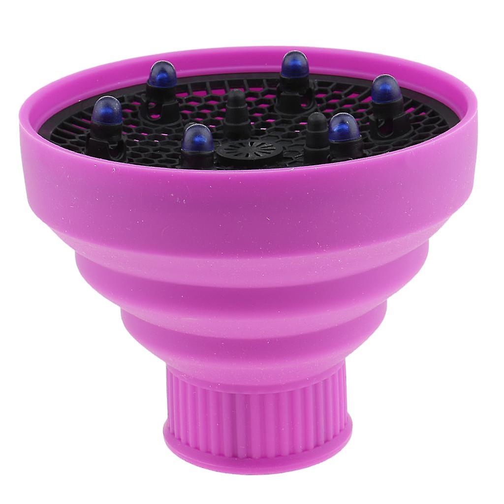 Plastic Collapsible Silicone Styling Hair Dryer Blower Diffuser Tool Green