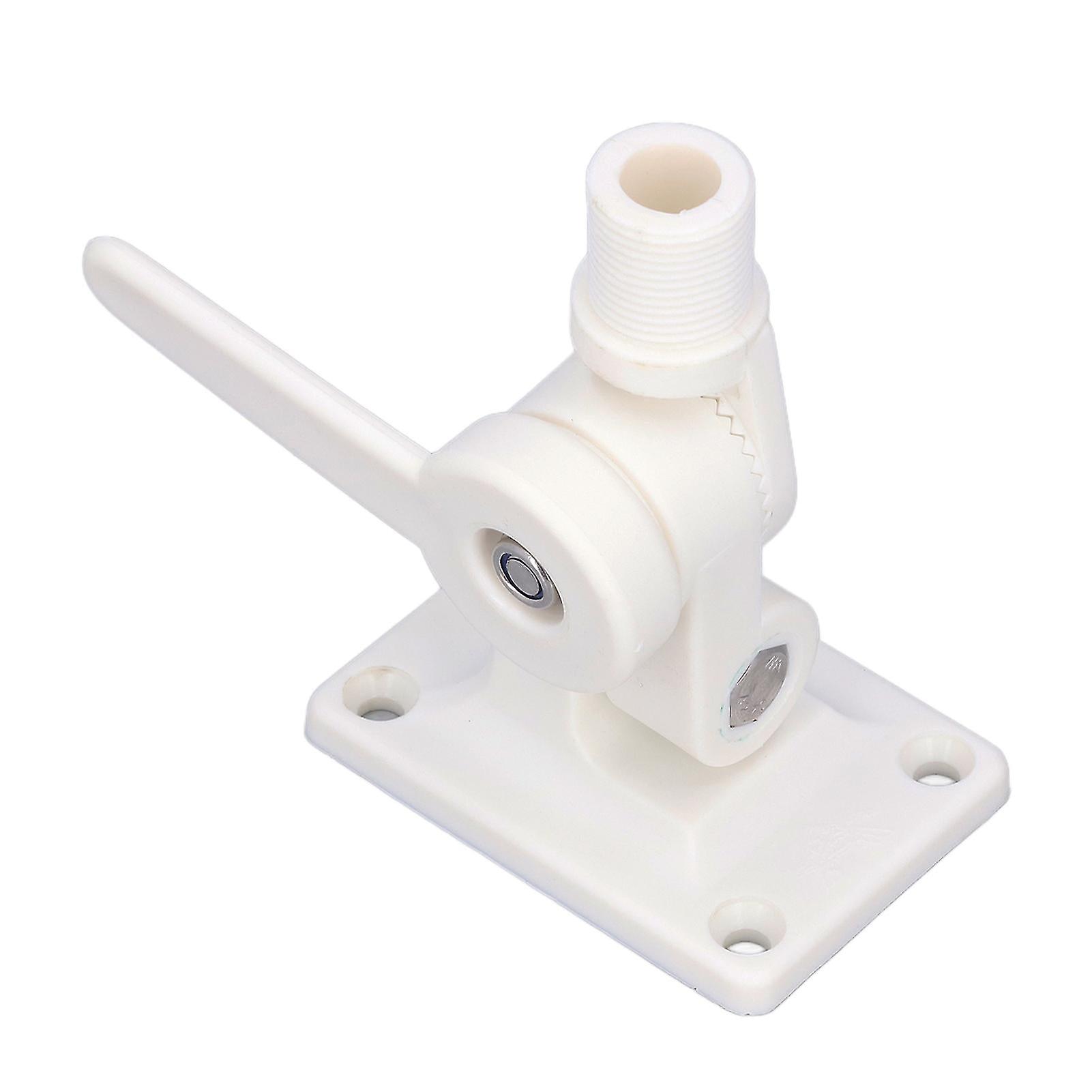 Marine Antenna Mount Adjustable Multifunctional Abs Dual Axis Ratchet Base For Boats