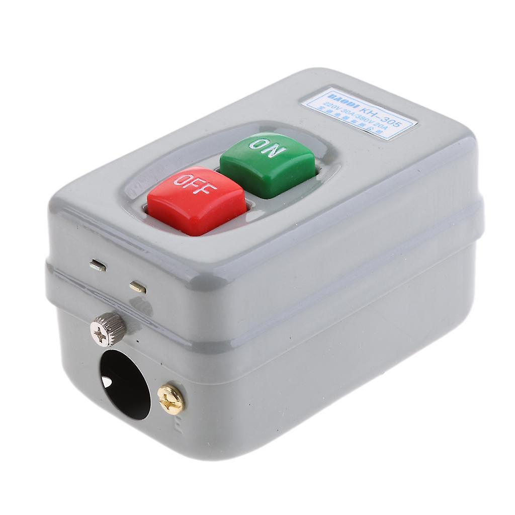 Electric Push Button Switch Power Control Box KH-305 3P Self Locking ON/OFF