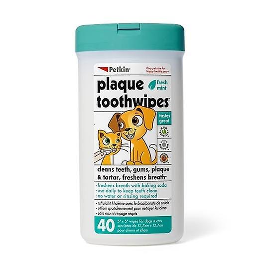 Petkin Plaque Toothwipes For Dogs & Cats