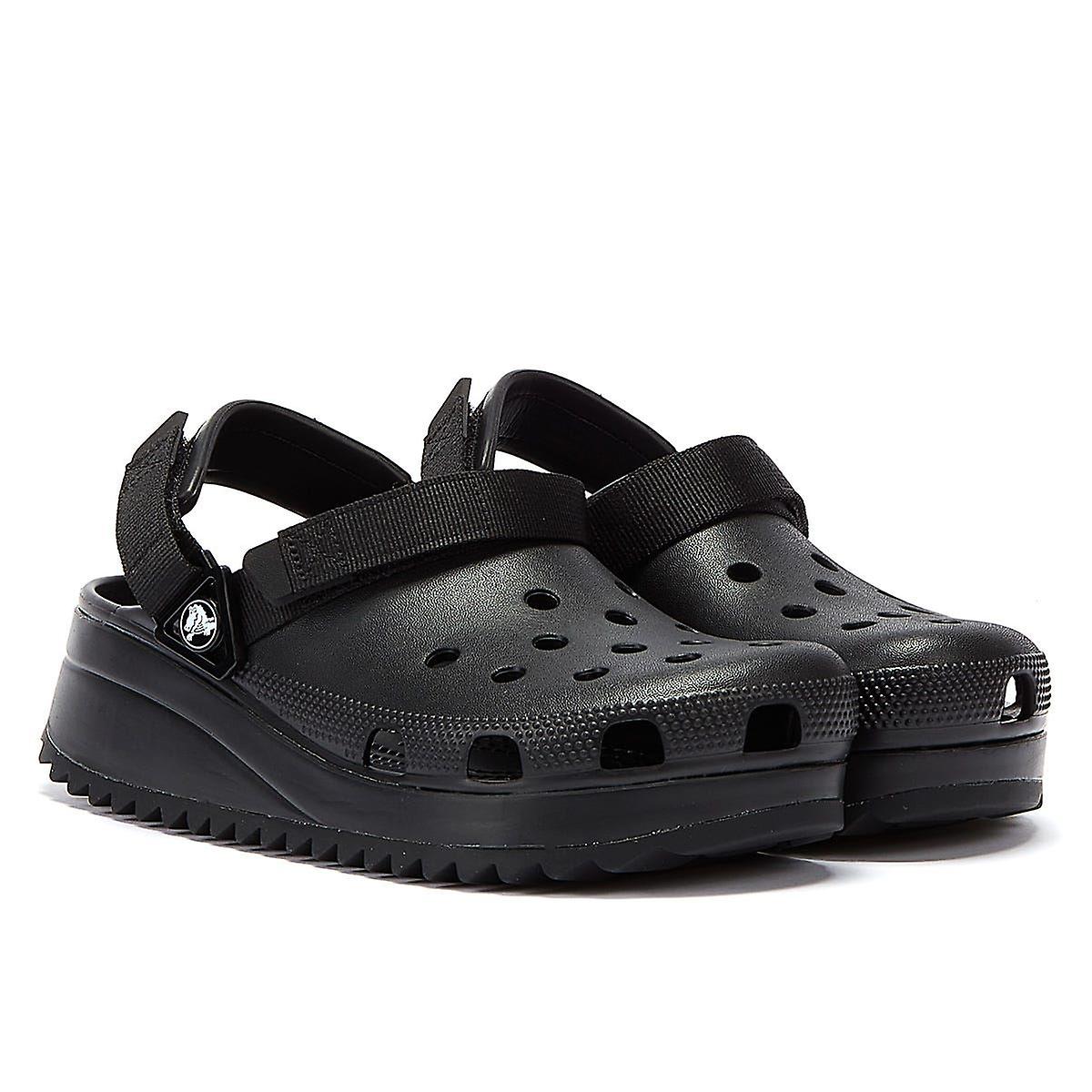 Crocs Classic Hiker Womens Black Clogs