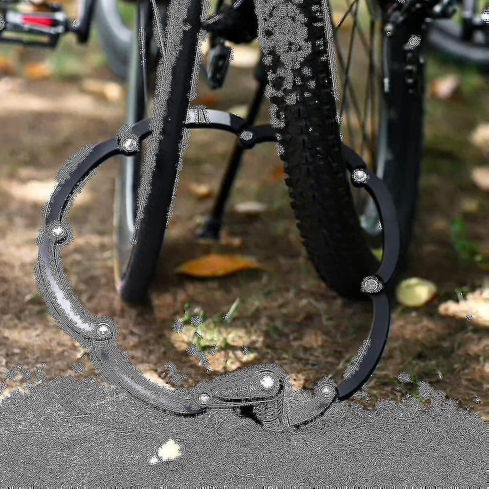 Bicycle Lock Folding Lock Combination Lock High Security, 85cm Length Chain Lock Bicycle Locks Folding Lock With Bracket, Anti-theft Device Bicycle Lo