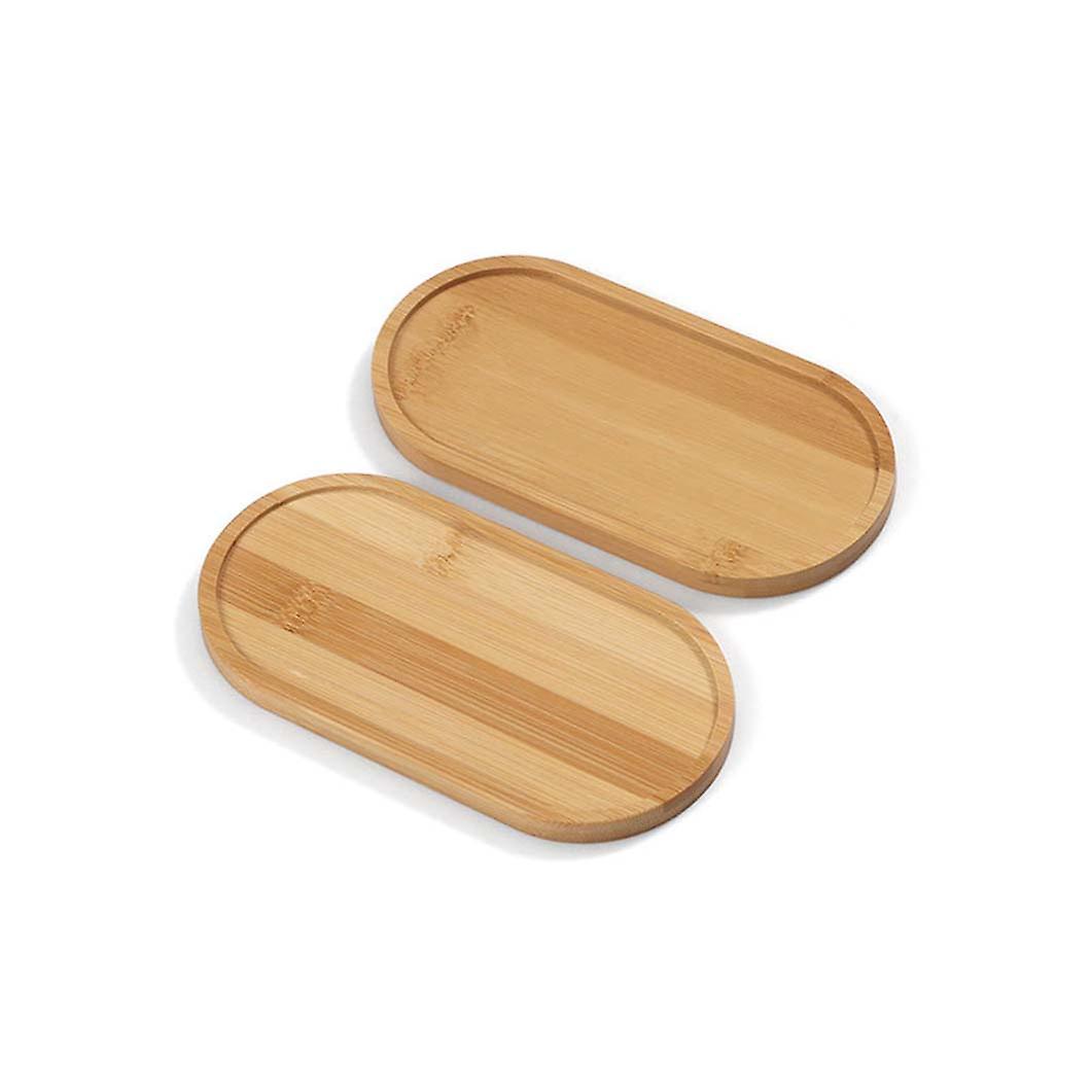 Simple Oval Wooden Tray Fruit Cake Dessert Serving Board Practical Tea Set Storage Plate for Home