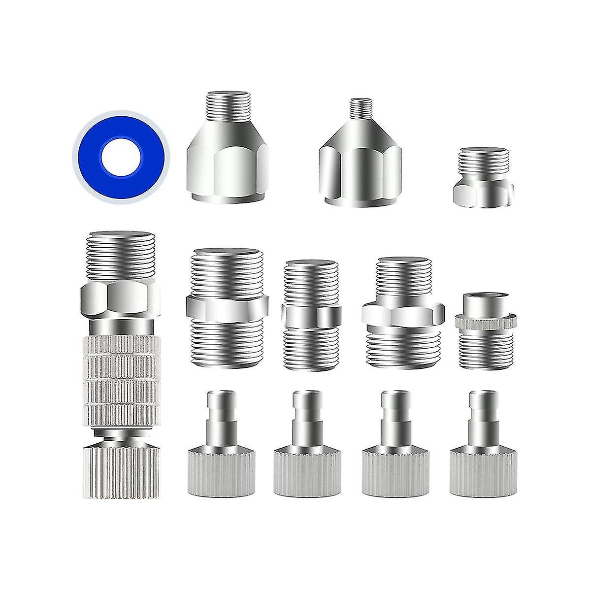 13pcs Adapter Set, Quick Release Disconnect Couplers, Fitting Connector Kit For Air Compressor, Hos