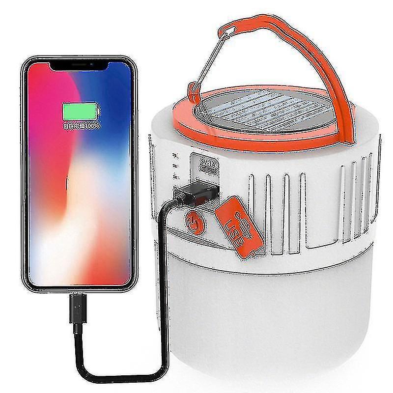 80000lm Solar Lantern Light 5 Modes Usb Solar Portable Tent Lamp Outdoor Night Led Bulb Lamps Market