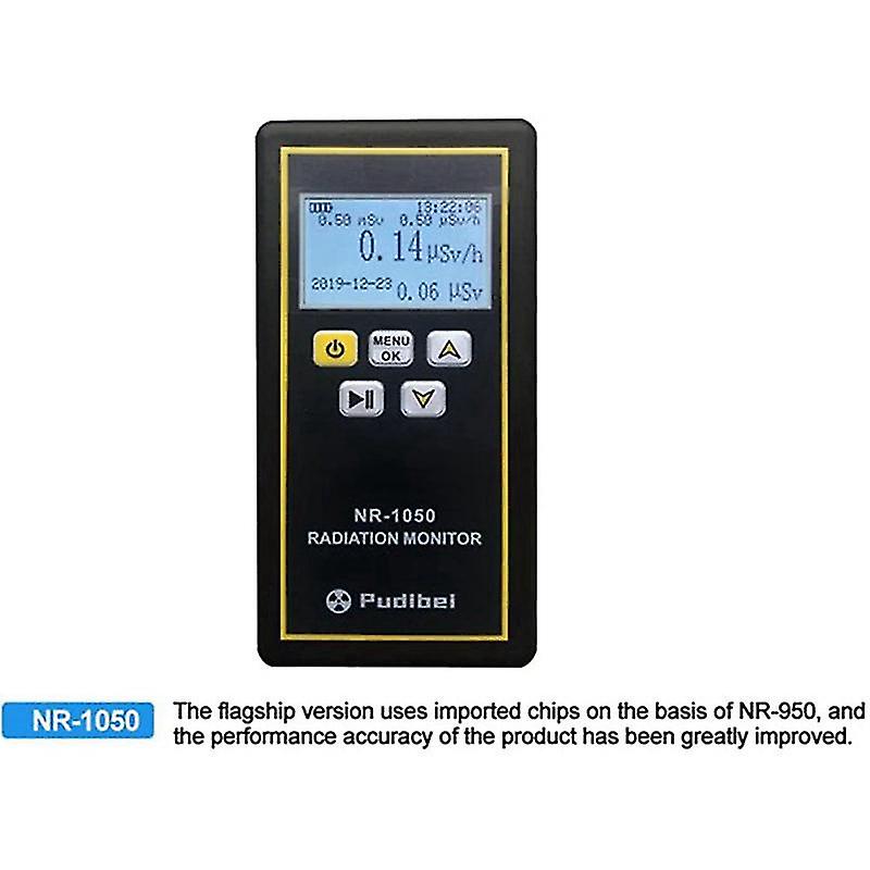 Pudibei Nr-1050 Handheld Nuclear Radiation Detector Lcd Display Household Radioactive Tester